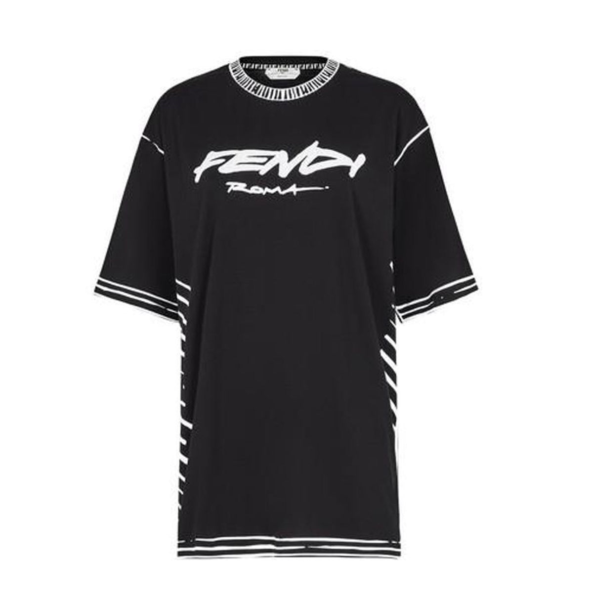 Camiseta Fendi Bicolor Tam. G Br