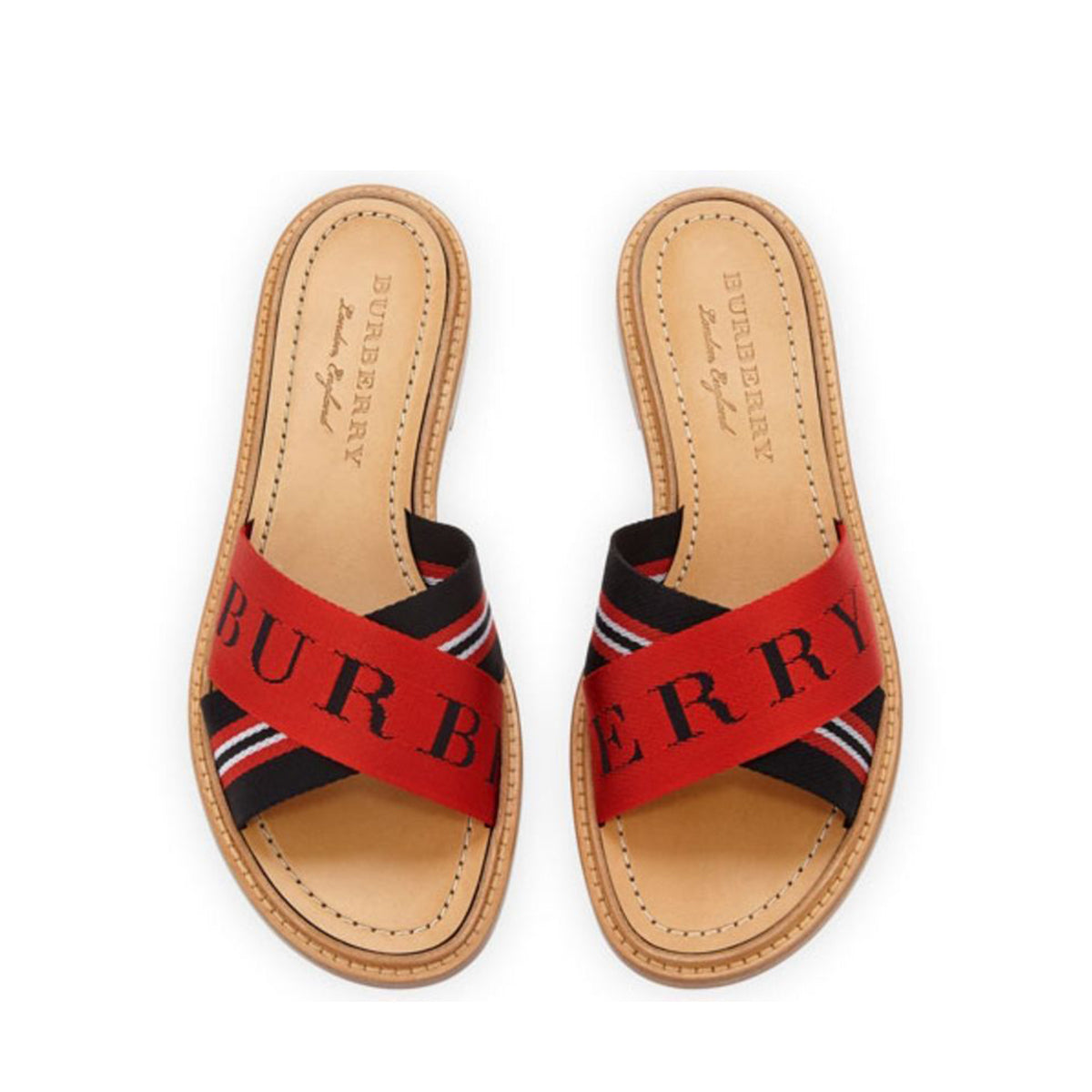 Rasteirinha Burberry Flat Estampada Tam. 37
