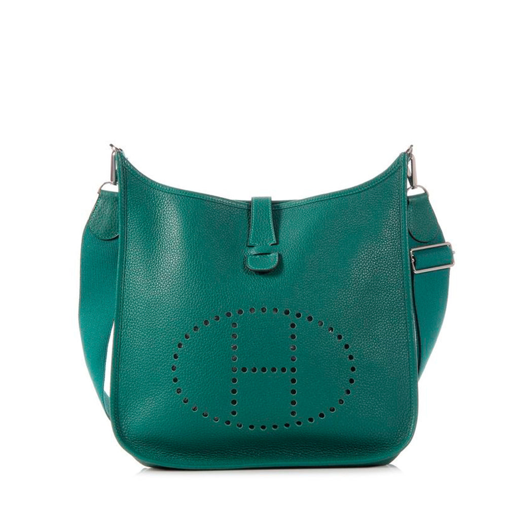 Bolsa Hermès Evelyne Verde