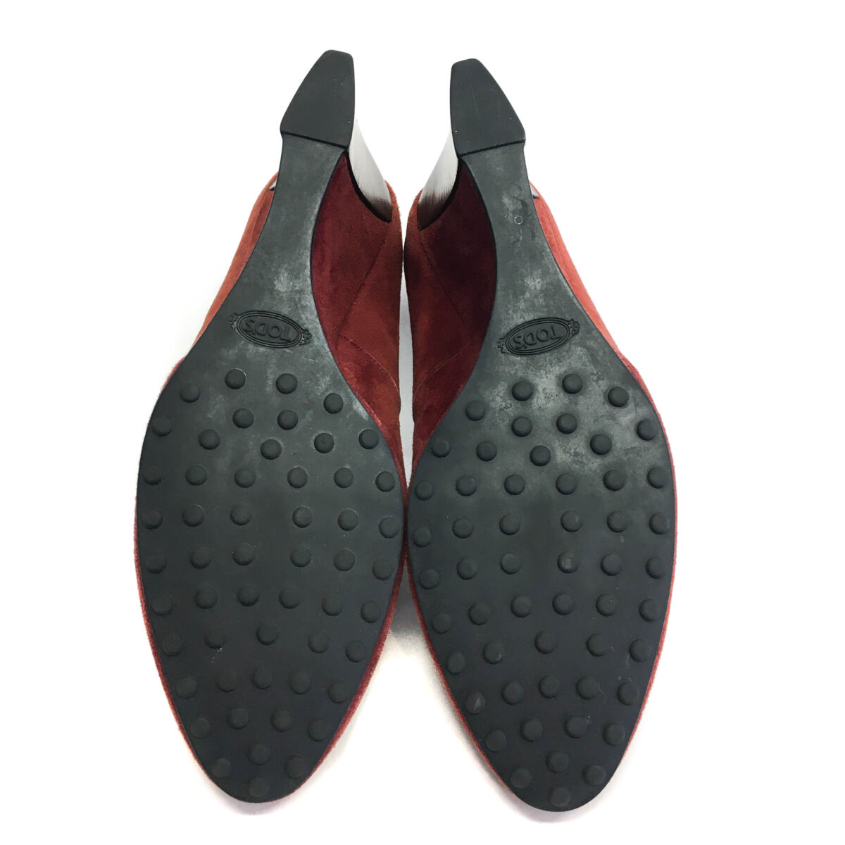 Sapato Plataforma Tods Camurça Terracota Tam. 36 Br