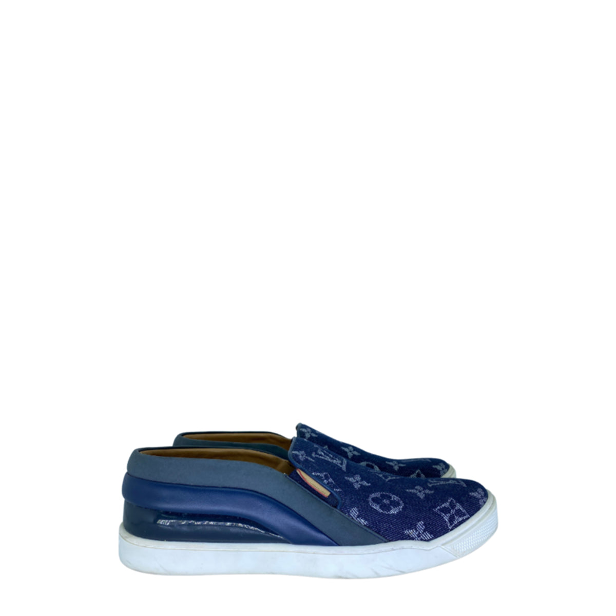 Slip On Louis Vuitton Monograma Jeans Tam. 37,5