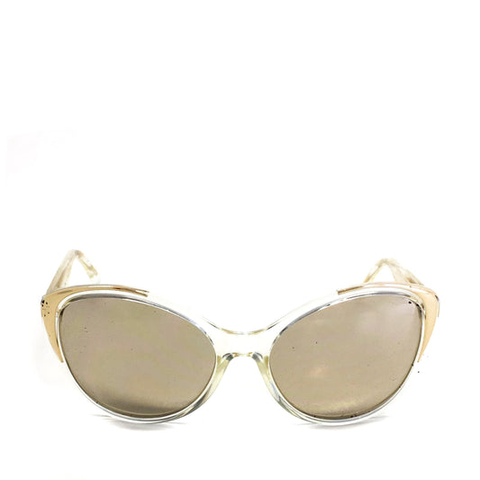Óculos Dolce & Gabbana Dourado e Transparente Gold edição