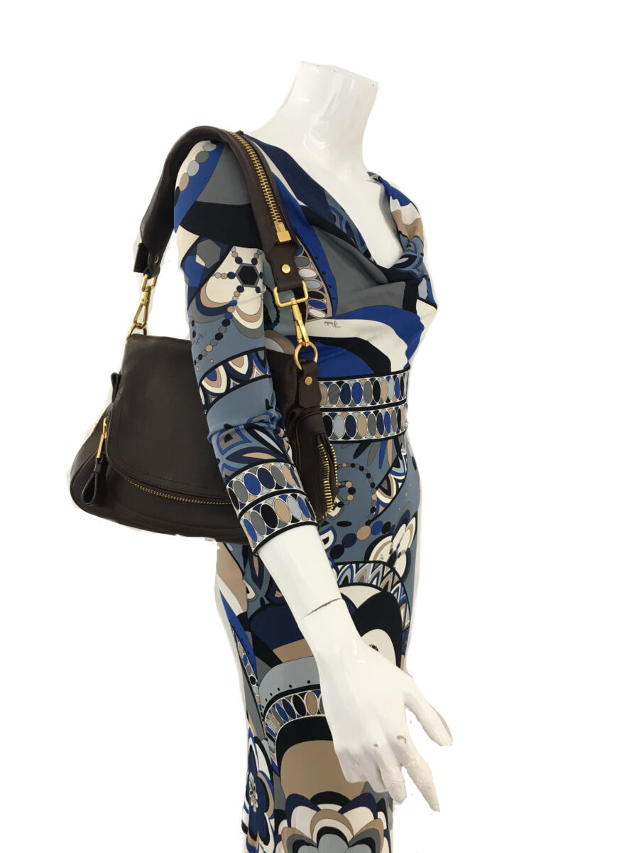 Bolsa Tom Ford Jennifer Marrom Médio