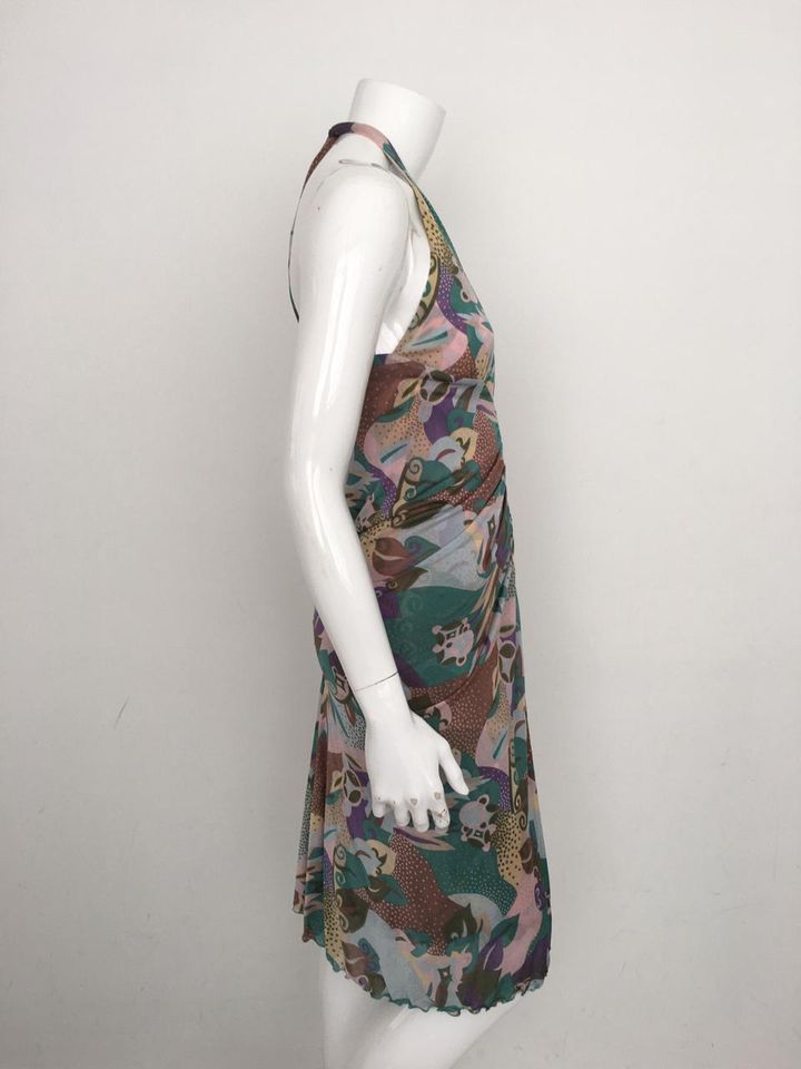 Vestido M Missoni Verde e Marrom Tam. 44