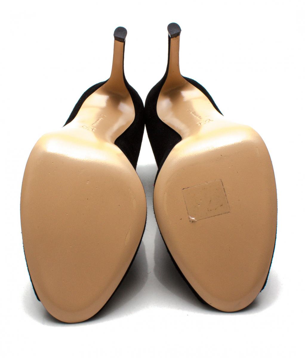 Sapato Gianvito Rossi Camurça Preto Tam. 40