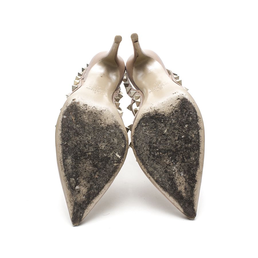 Sandalia Valentino Rockstud Bege Tam. 35