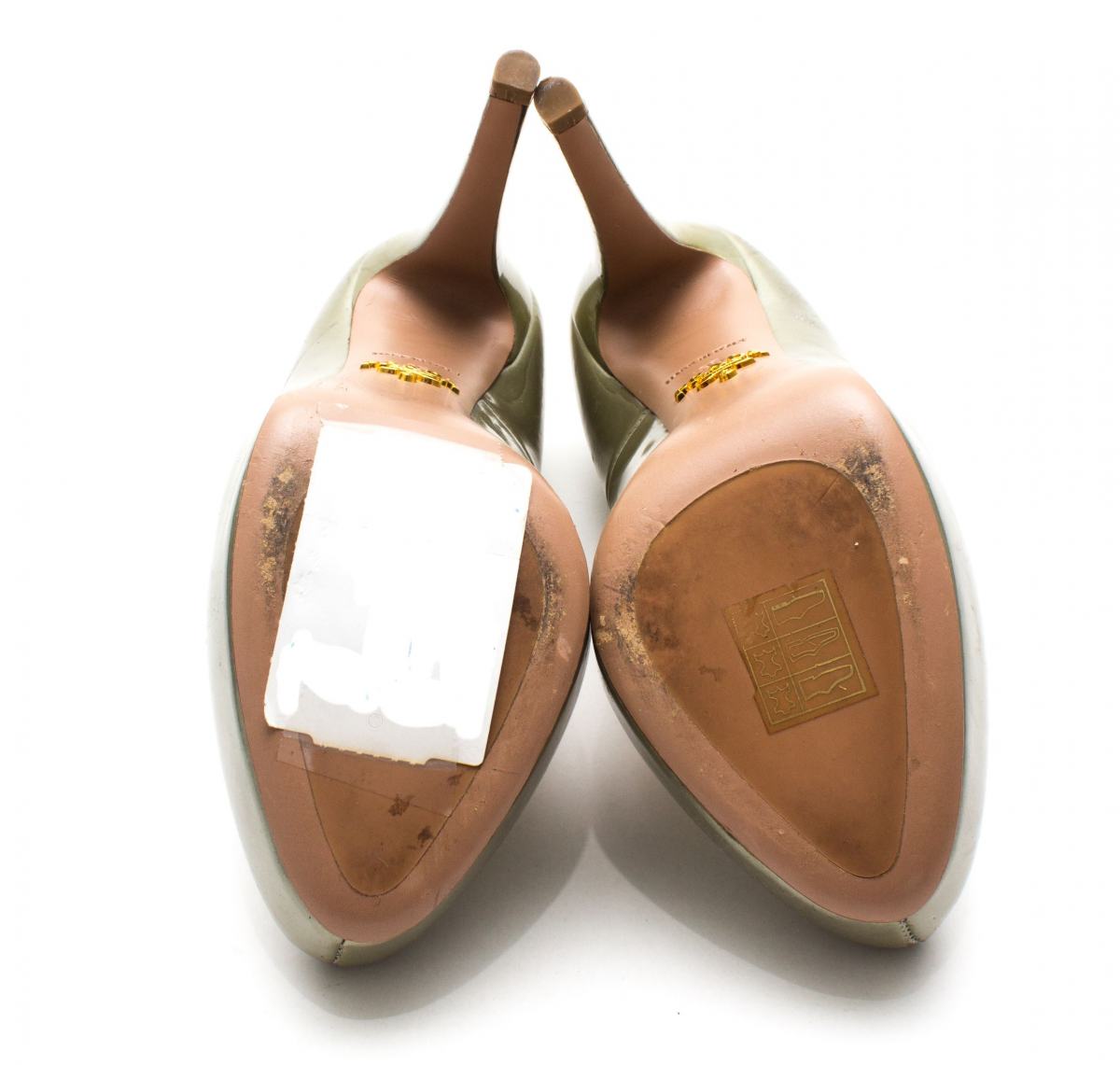 Sapato Prada Verde Verniz Tam. 35