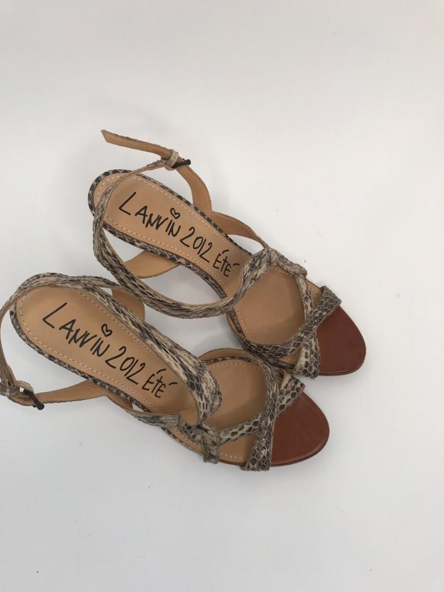 Sandalia Lanvin python novinha!! sola 39