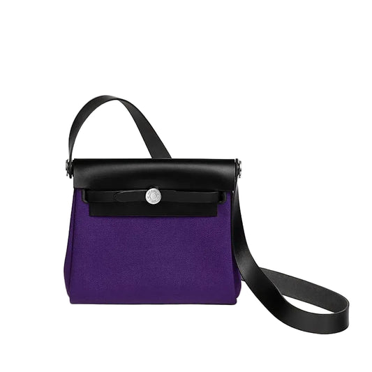 Bolsa Hermes Herbag Roxa Mini