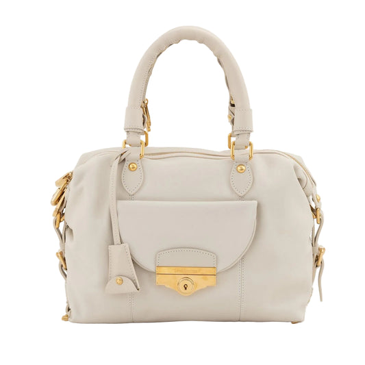 Bolsa Louis Vuitton Sac Louis Veau Off White