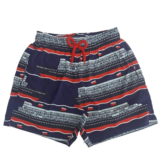 Bermuda Vilebrequin Pessoas Vermelho Infantil Tam 8 Anos Br