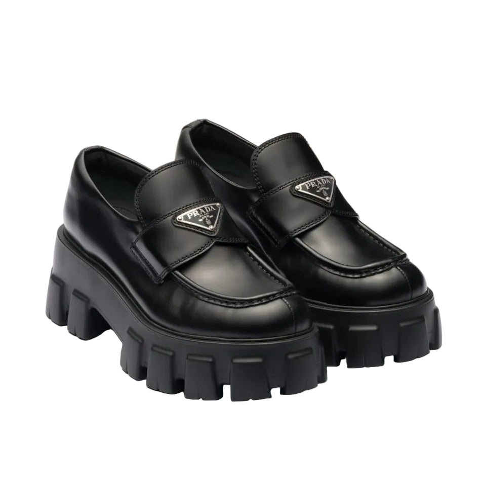 Sapato Prada Tratorado Preto Tam 35 Br