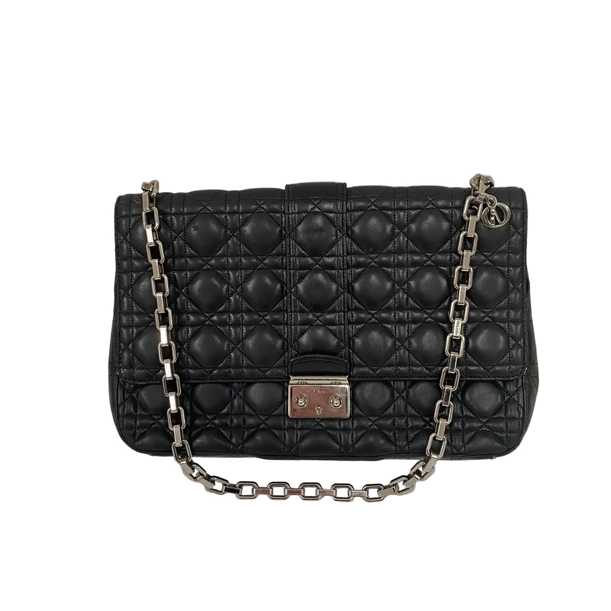 Bolsa Christian Dior Miss Dior Cannage Preta