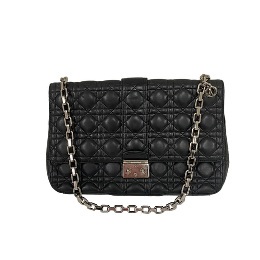 Bolsa Christian Dior Miss Dior Cannage Preta