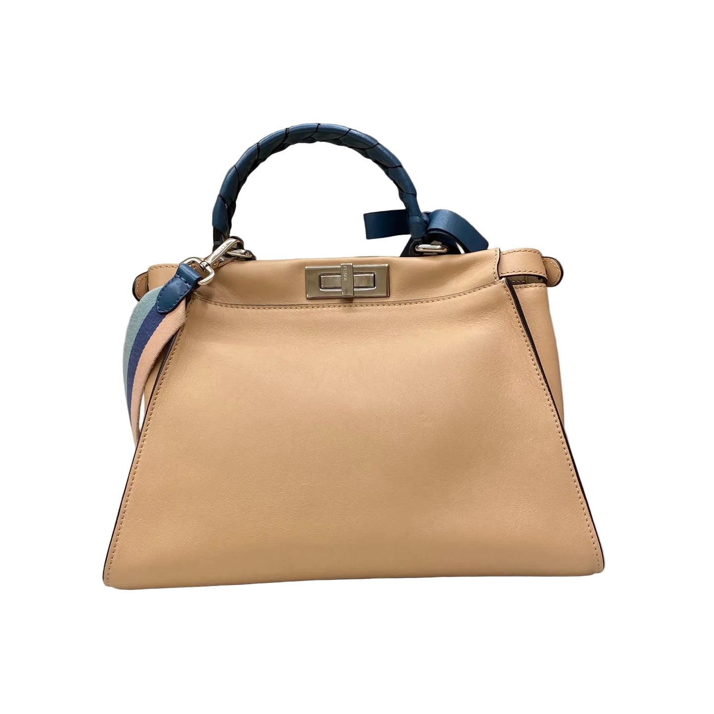 Bolsa Fendi Peekaboo Bege e Azul