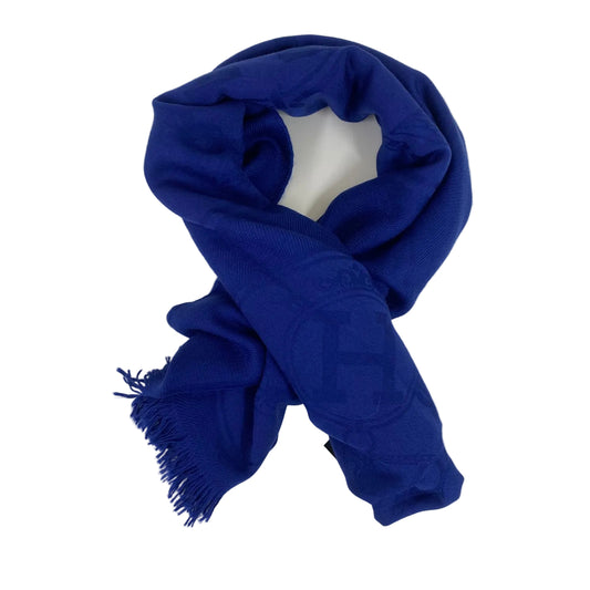 Pashmina Hermès Azul
