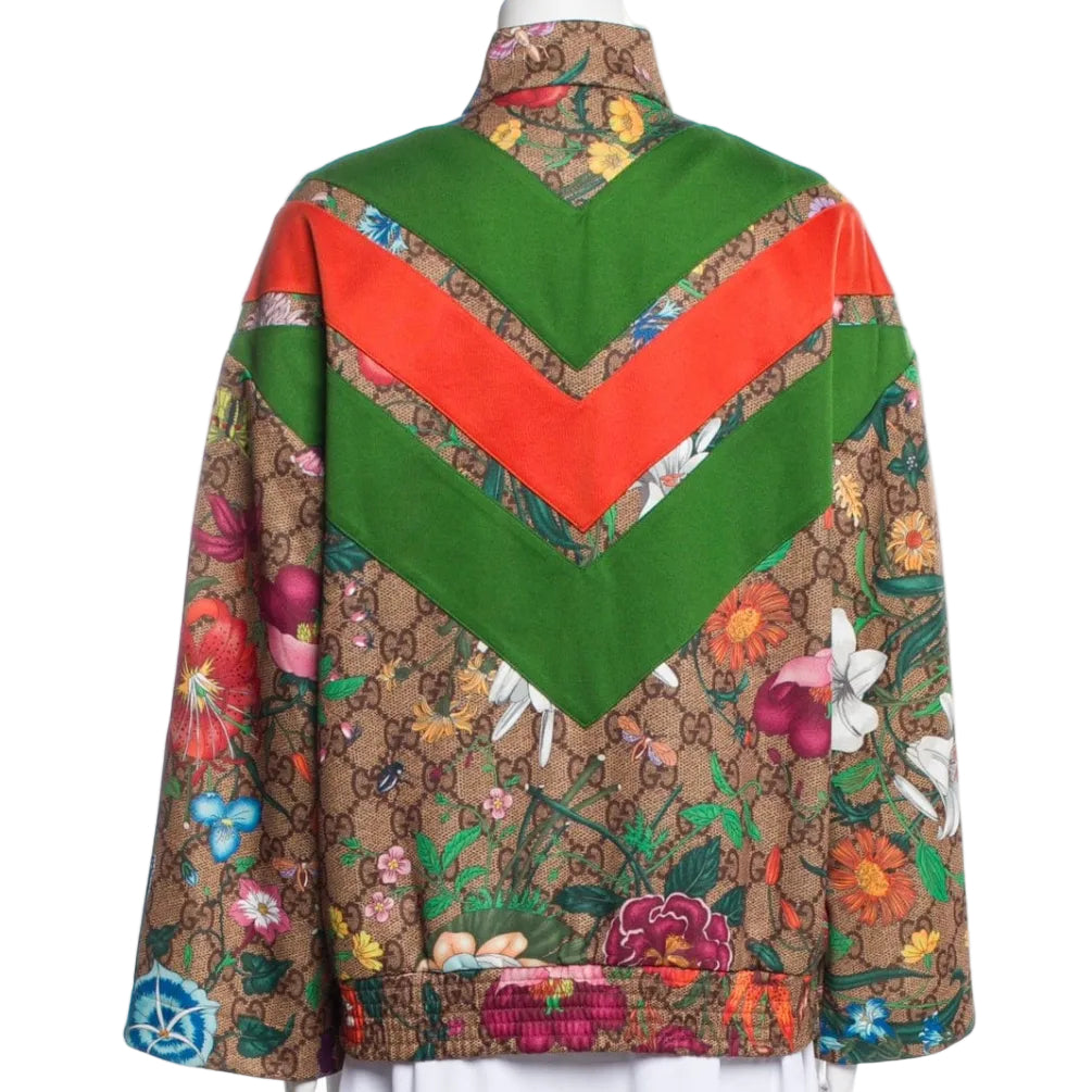 Jaqueta Gucci Flora GG Supreme Tam PP BR