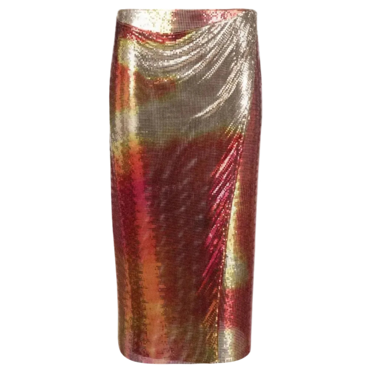 Saia Paco Rabbane Colorida Tam 34