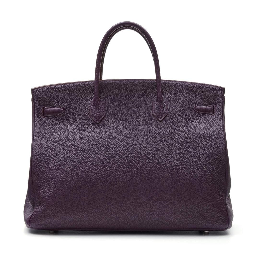 Bolsa Hermès Birkin Roxa 35