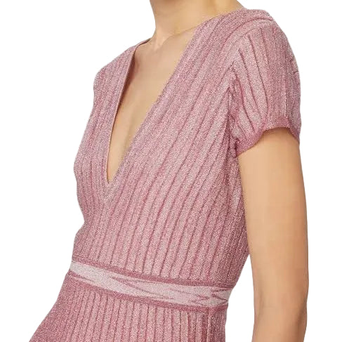 Vestido Missoni Rosa Glitter Tam 36 Br