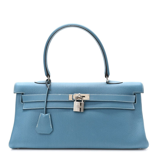 Bolsa Hermès Shoulder Kelly 42 Azul