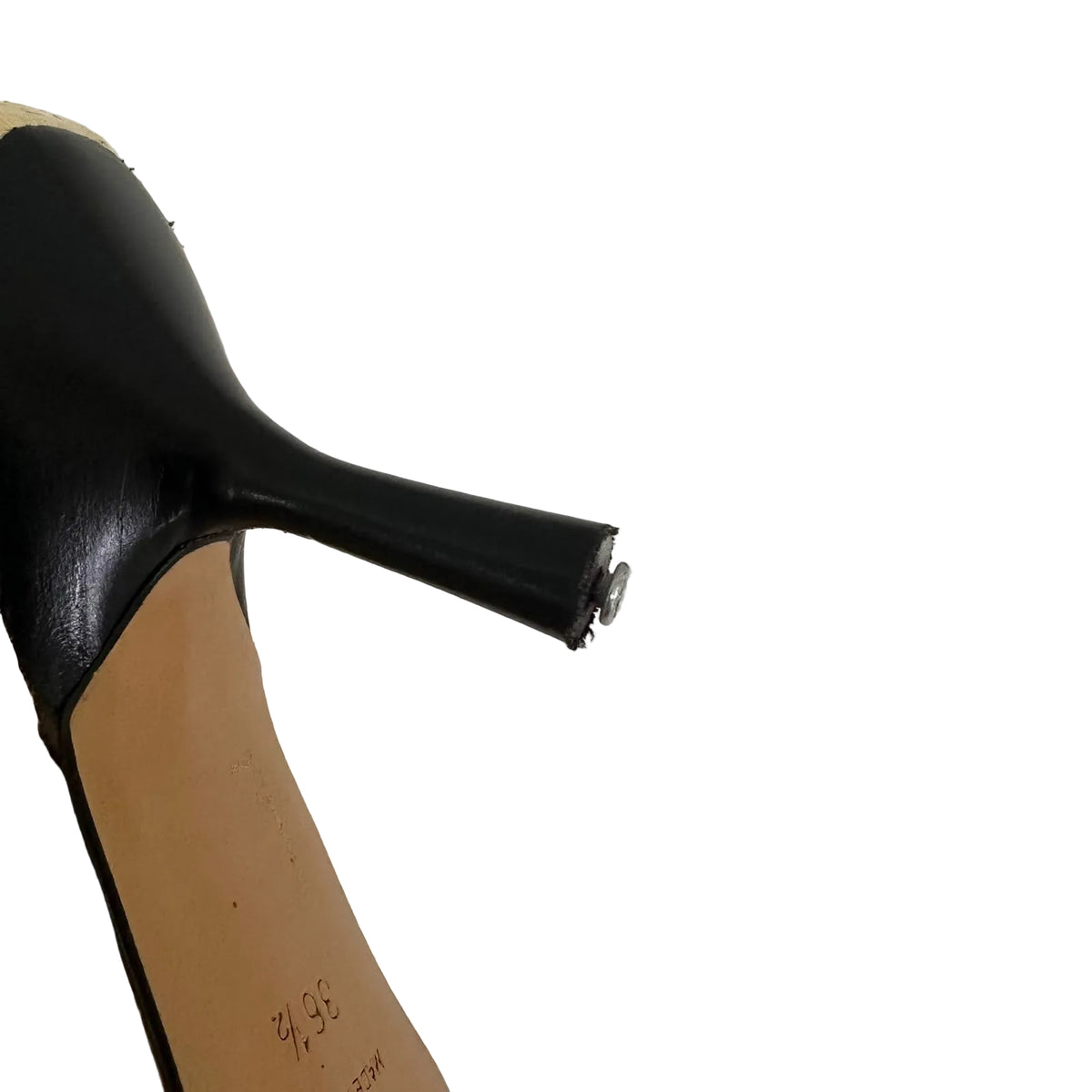 Scarpin Chanel Bicolor Croco Tam 34,5 BR
