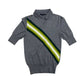 Camisa Gucci Polo Cinza Estampa Verde Tam P BR