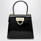 Bolsa Ferragamo Small Iconic Top Handle Preta