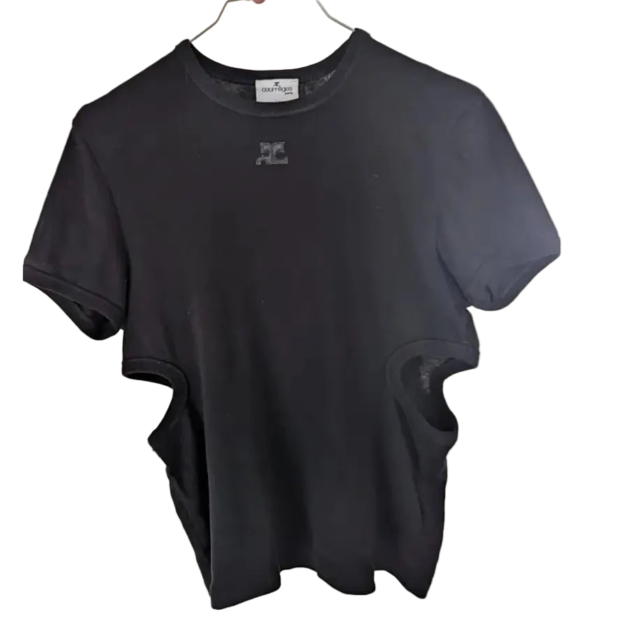 Blusa Courreges Preta Tam P