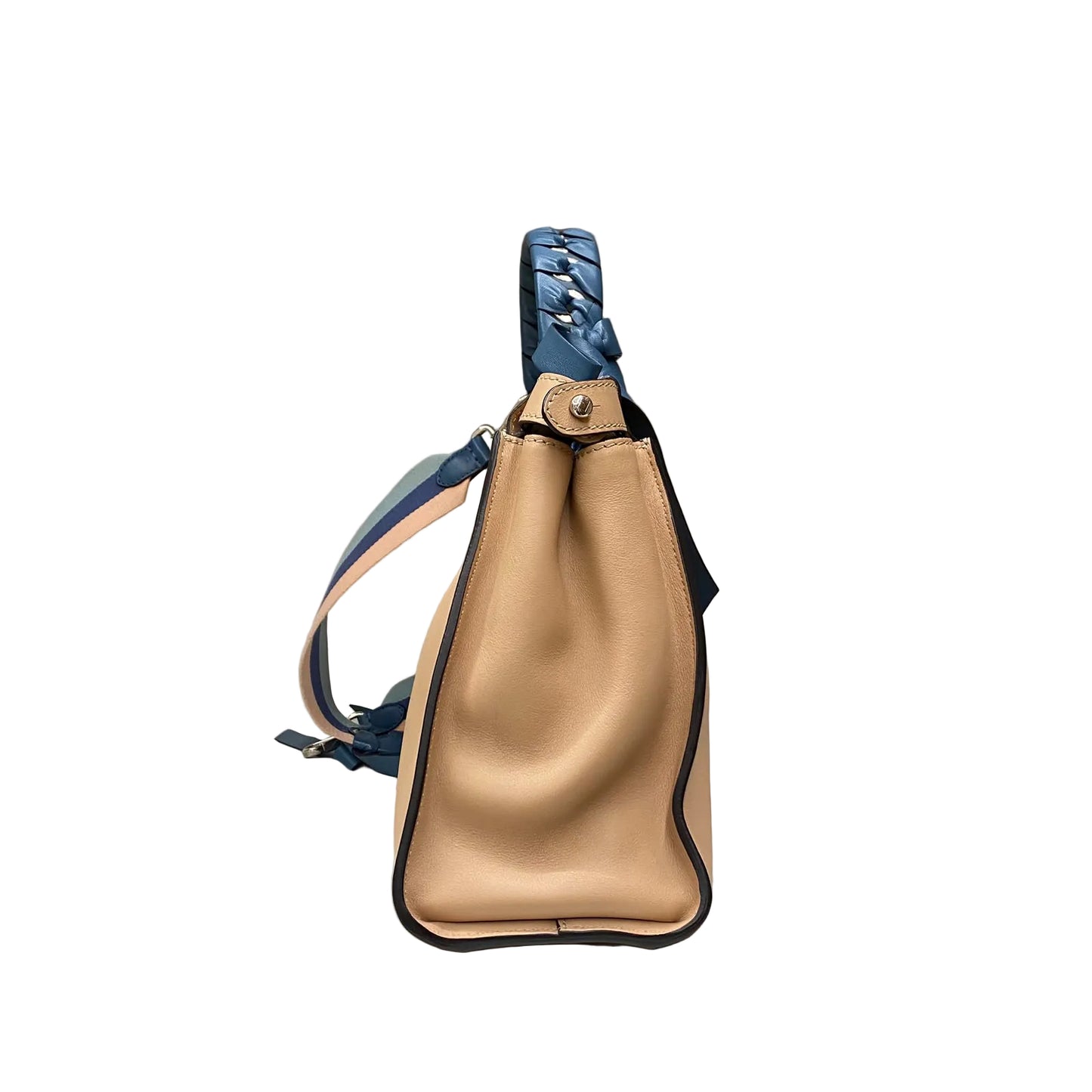 Bolsa Fendi Peekaboo Bege e Azul