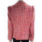 Casaco Chanel Tweed Rosa Tam 36 Br