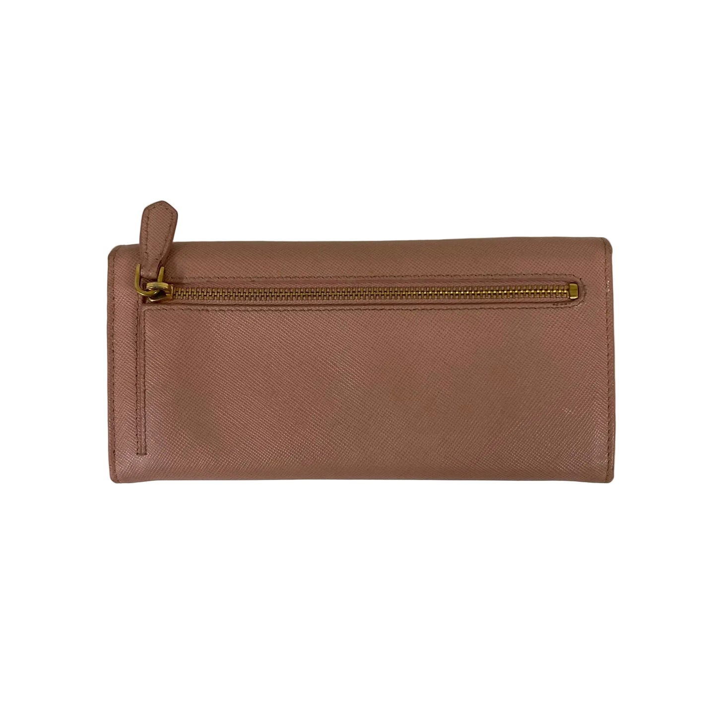 Carteira Prada Saffiano Rosa Claro