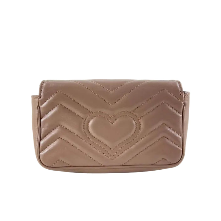 Bolsa Gucci Marmont Bege Mini
