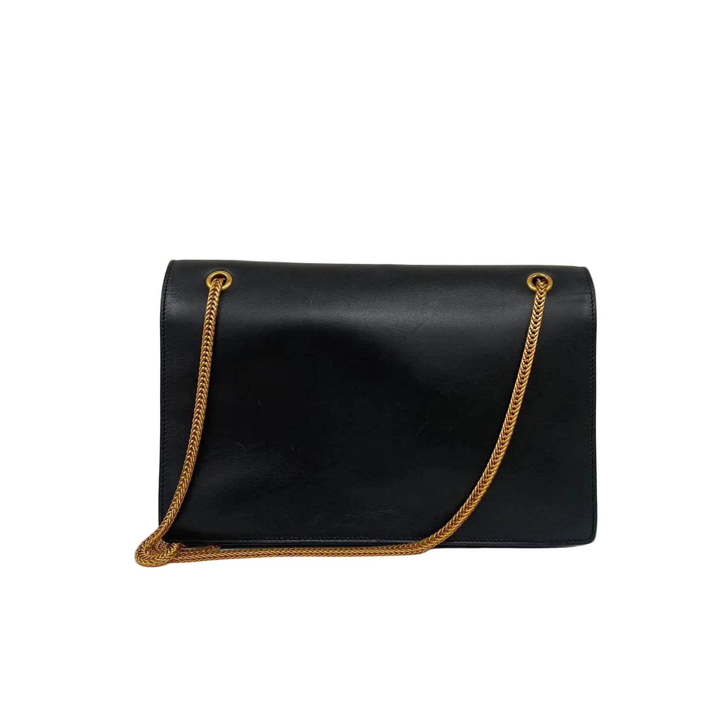 Bolsa Saint Laurent Betty Preta e Dourado