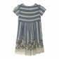 Vestido Gucci Animais Listrado Infantil Tam 8 Br