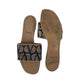 Rasteira  Valentino Garavani Toile Iconographe Slides Tam 36 Br
