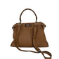 Bolsa Fendi Peekaboo Caramelo Ferragem Prata