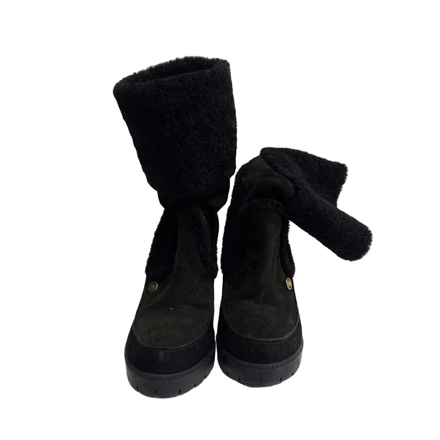 Bota Dior Pelinho Preta Tam 38 Br