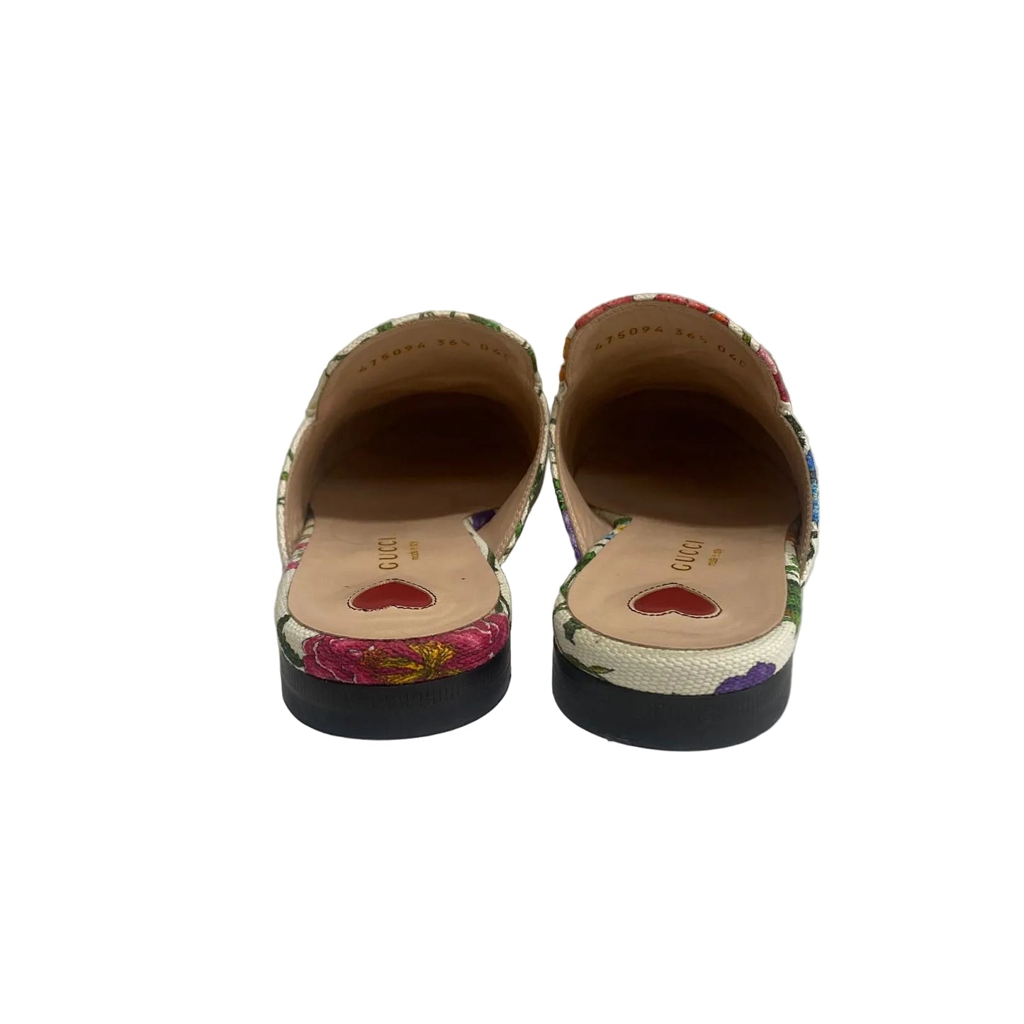 Mule Gucci Estampado Florido Tam 34,5 Br