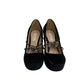 Sapato Nina Ricci Preto Veludo Tam 34 Br