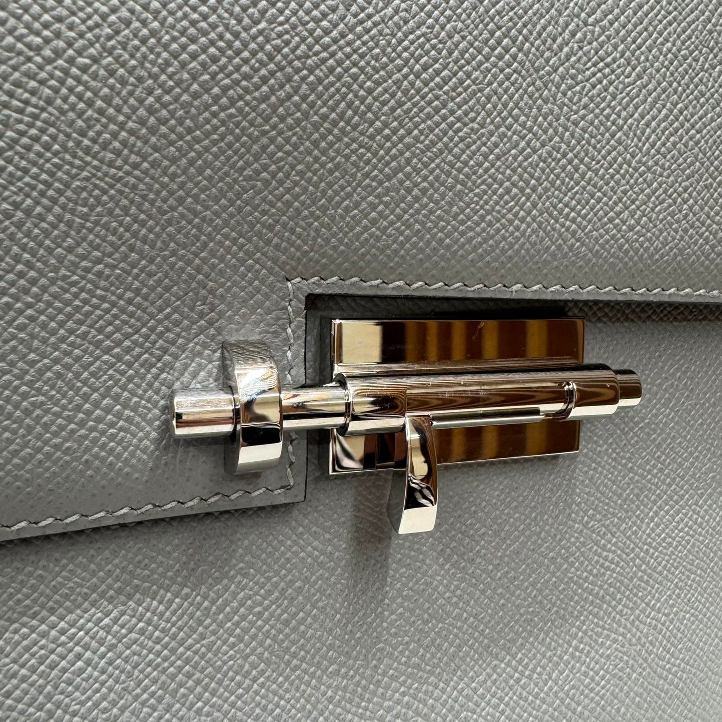 Bolsa Hermès Verrou Cinza 23