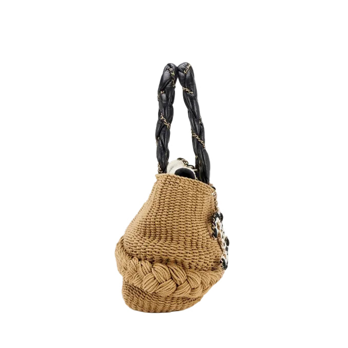 Bolsa Chanel Coco Country Tote Raffia