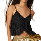 Top Love Shack Fancy Bordado Preto Tam PP BR