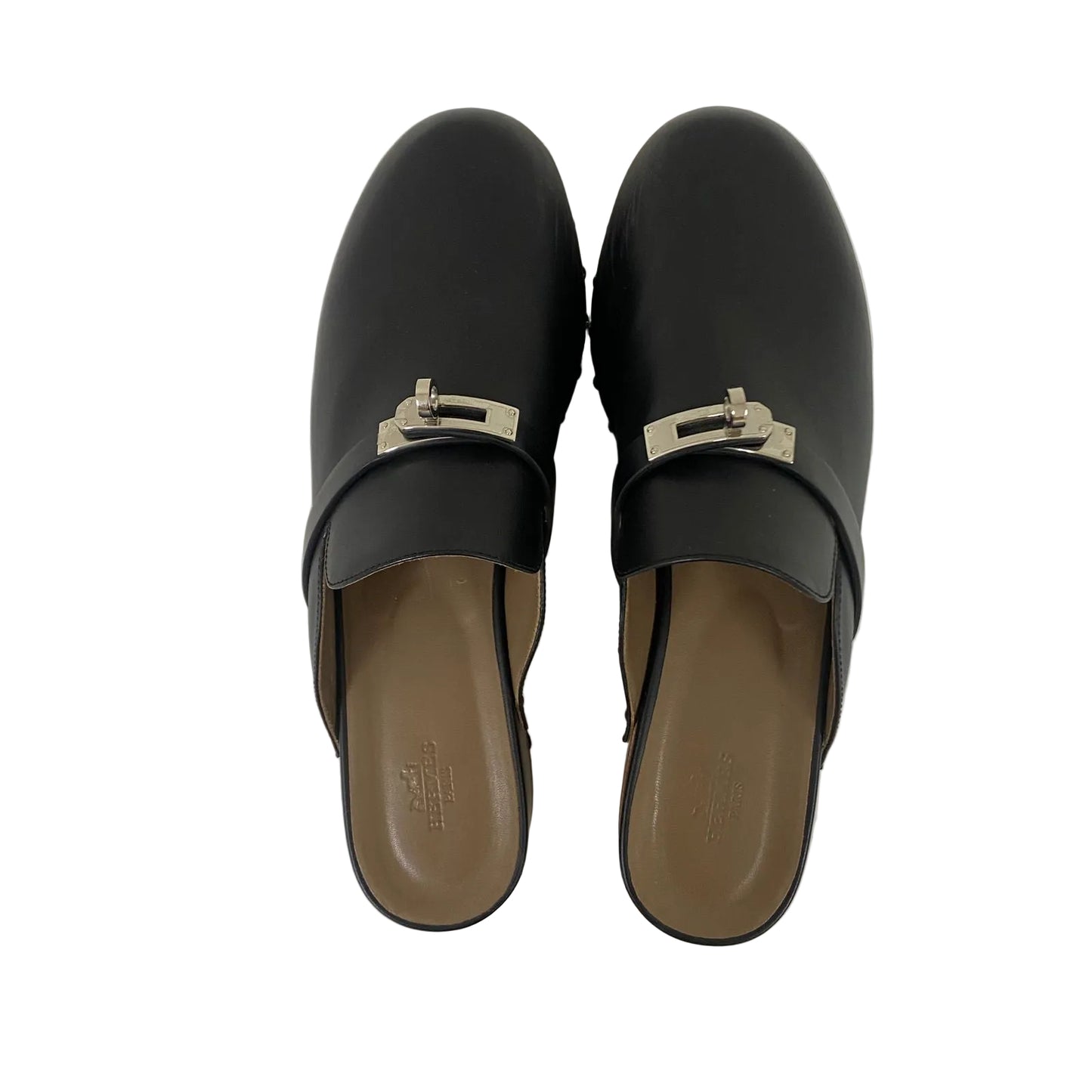 Mule Hermès Preto Tam 39 Br