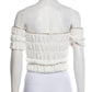 Top Chanel Off White Com Strass Tam 34 BR