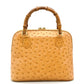 Bolsa Tote Gucci Couro de Avestruz Vintage