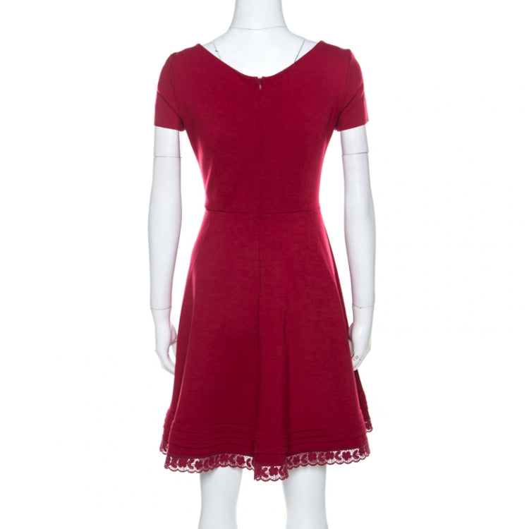 Vestido Red Valentino Curto Vermelho Tam P Br