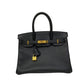 Bolsa Hermes Birkin 30 Preta Ferragem Gold