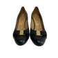 Sapato Ferragamo Salto Preto Tam 38,5 Br