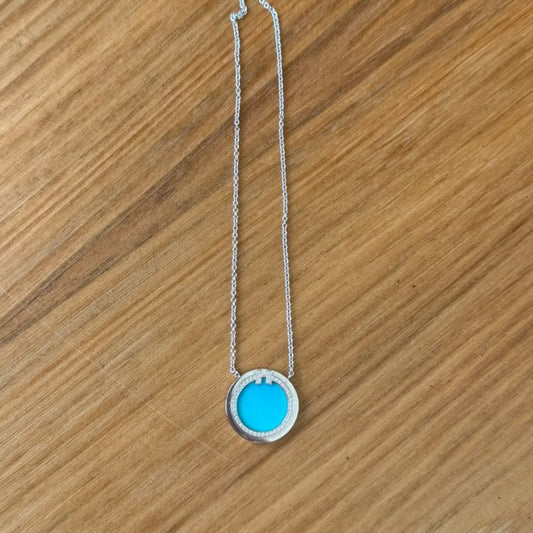 Colar Tiffany Pedra Azul